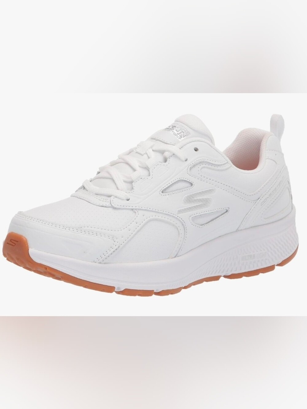 Skechers Women Go Run Consistent 128274W White Gum Casual Shoes Sneakers Size 7
